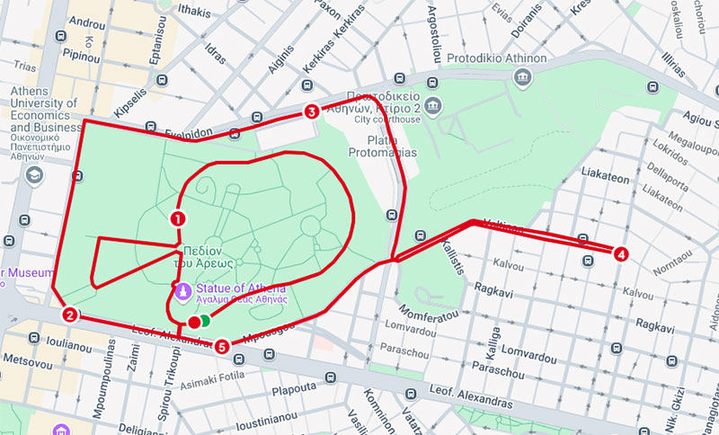 Race Course Map